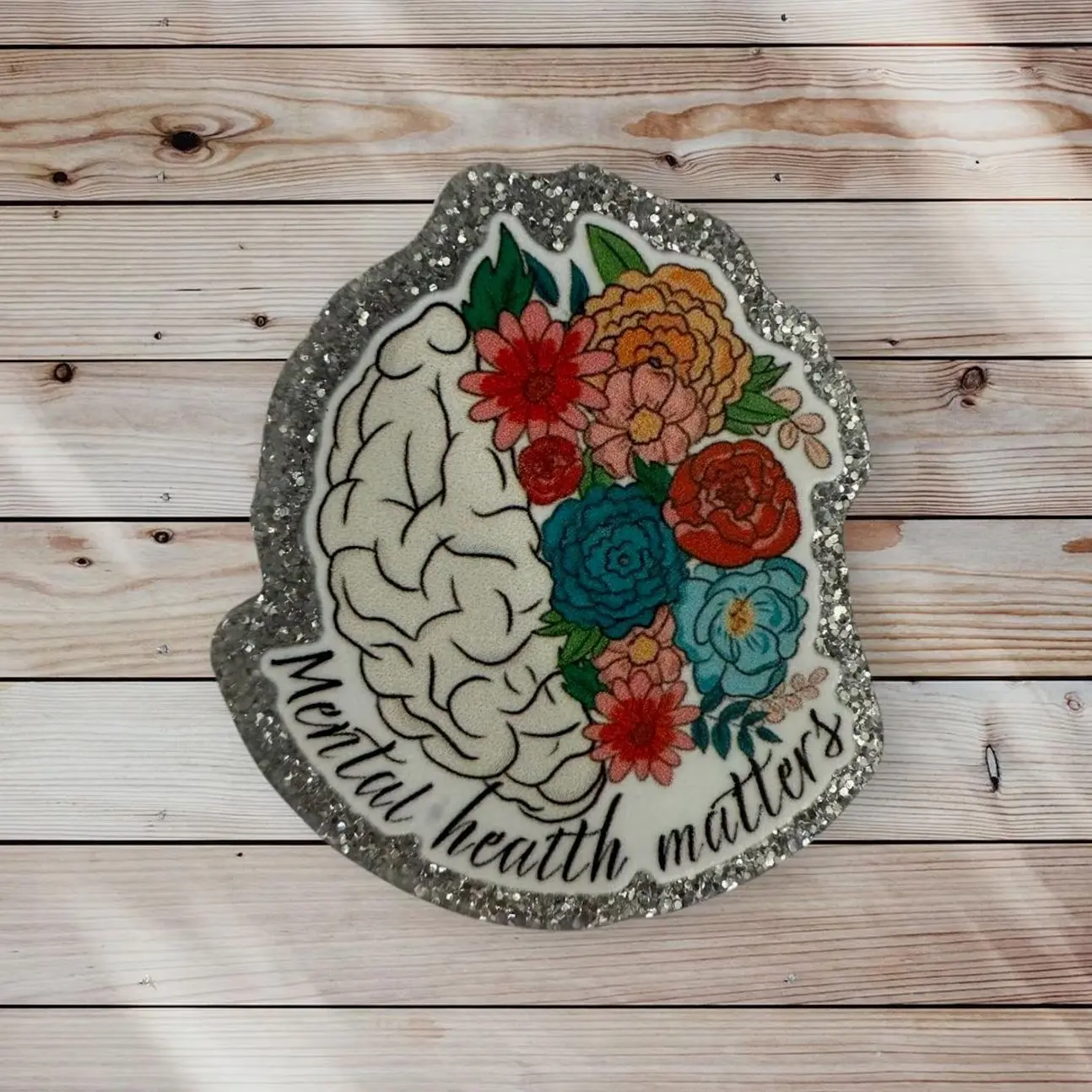 Mental Health Matters Retractable Badge Reel Work ID Cute gift