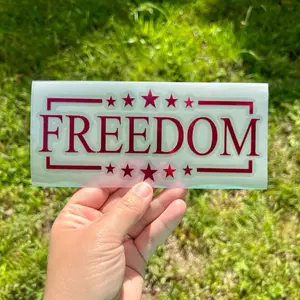 FREEDOM window decal, multiple colors!