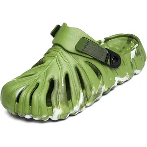 Monstera Slippers for Women and Men,Monstera EVA Thick Sole Pillow Slippers,Non Slip Quick Drying Breathable Beach Monstera Slides