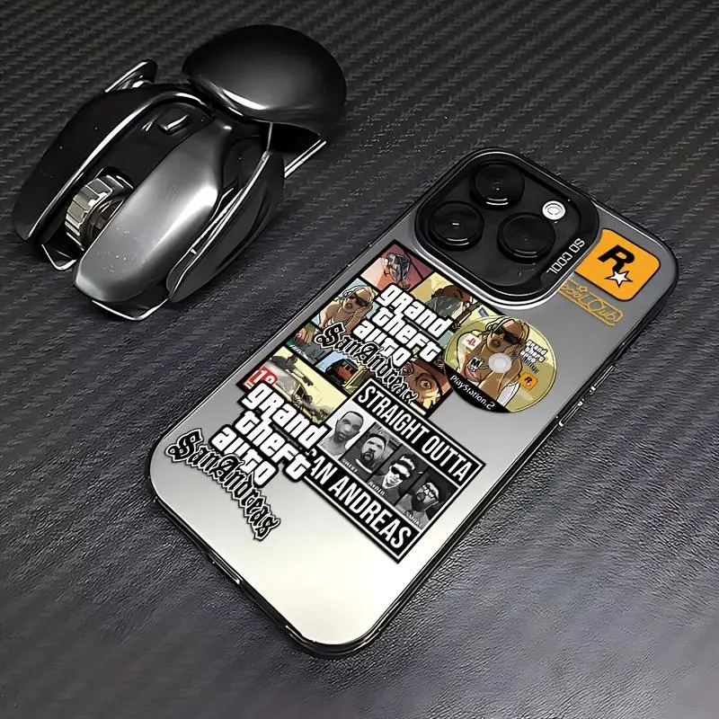 Customized Grand Theft Auto Chinese Loong Design Hard Cellphone Case - Anti-Drop Casing, Shockproof, Matte Finish, Easy-to-Grip Plastic, Handheld Devices Protection Compatible with iPhone 16,15,14 Pro,14,13,12,11 Pro Max,X,XR,XS Max