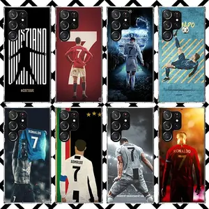 Football Star R-Ronaldo C-CR7 Phone Case for Samsung Galaxy S26 S25 Edge S24 S23 Ultra S22 Plus S21 FE S20 A14 A15 A25 Soft Cover Print Fu