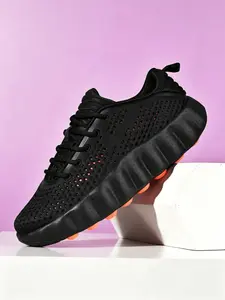 Multi-color Unisex Sneakers, Running Walking Shoes, Breathable Mesh, Foot Massage Columns to Relieve Fatigue, Ideal for Walking & Commute