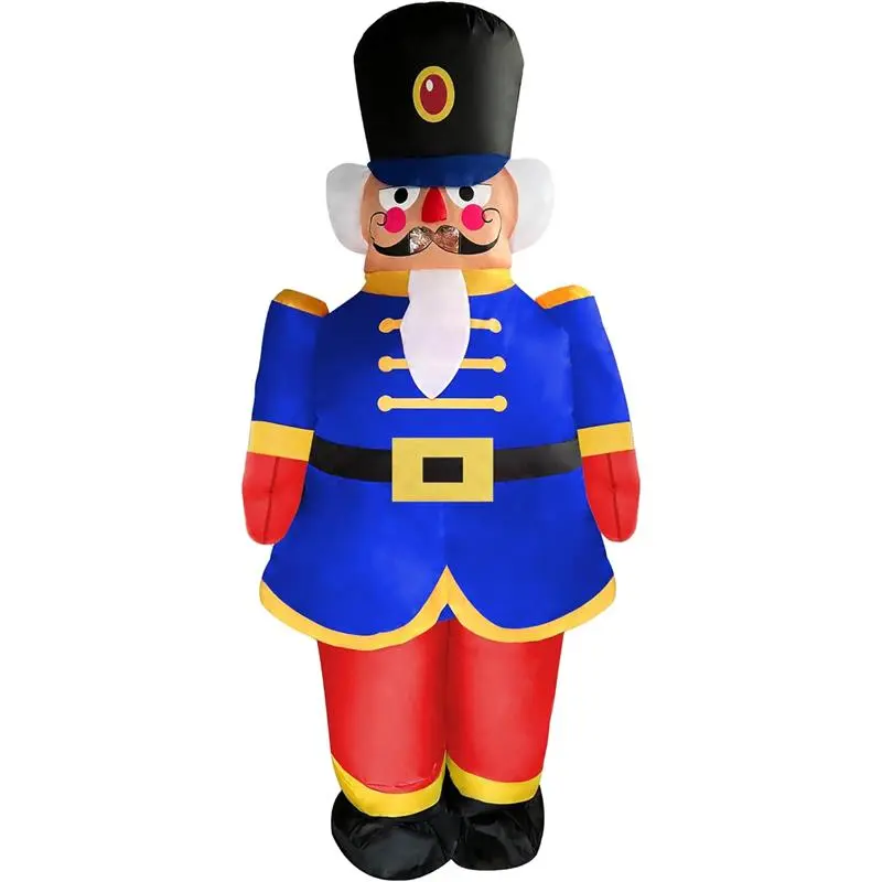 Inflatable Christmas Costume Christmas Air Blow-up Costume Outfit for Adult Christmas Party Parade