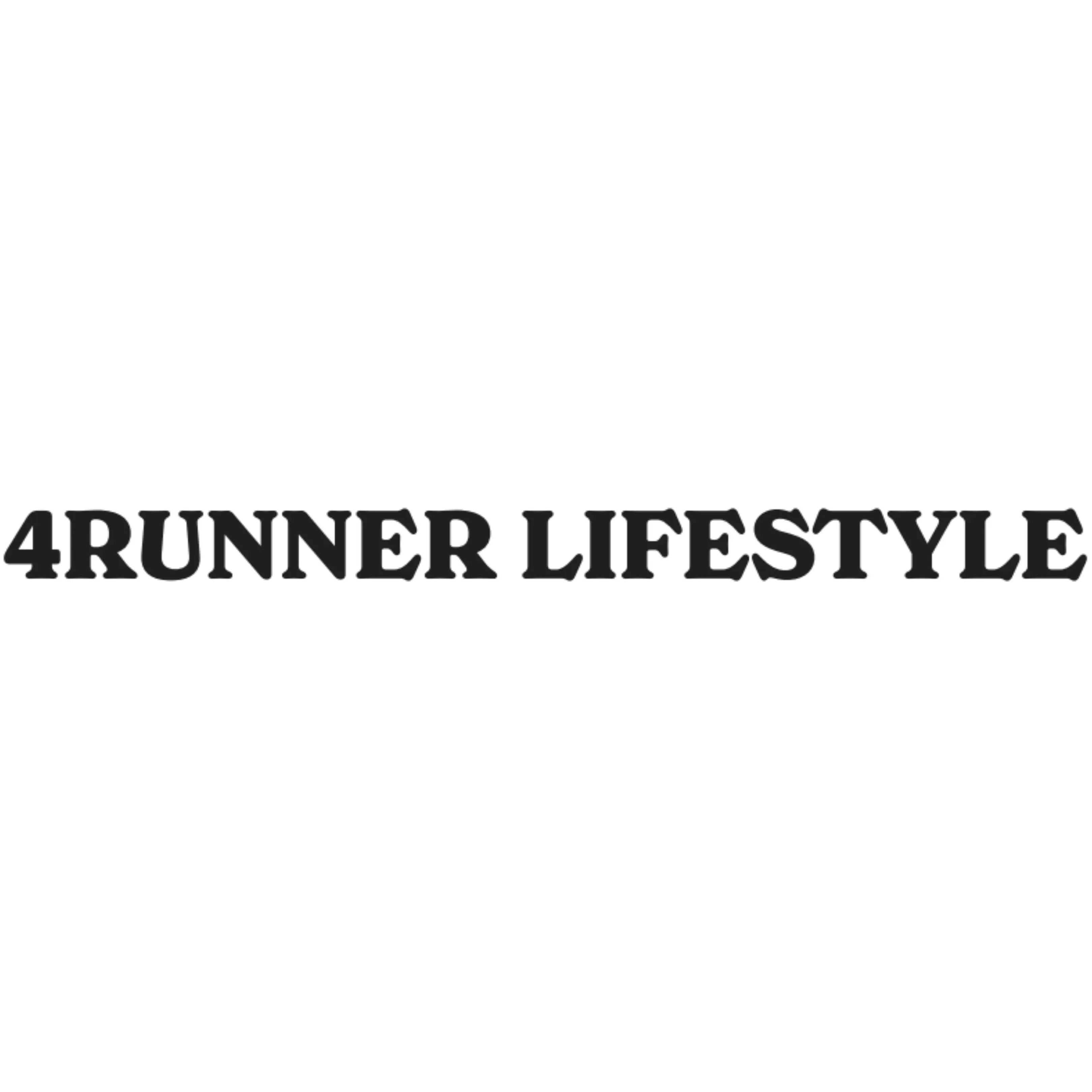 4Runner Lifestyle Text Decal