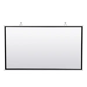 72Inch Portable HD White Foldable Anti-Crease Projector Screen for Home Theater, Outdoor Use
