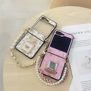 Perfume Bottle Bracke Case For Samsung Galaxy Z Flip6 Case Z Flip5 Z Flip4 Z Flip7 3 Moto Razr50 ultra Razr60 N3Flip Mix Flip 2