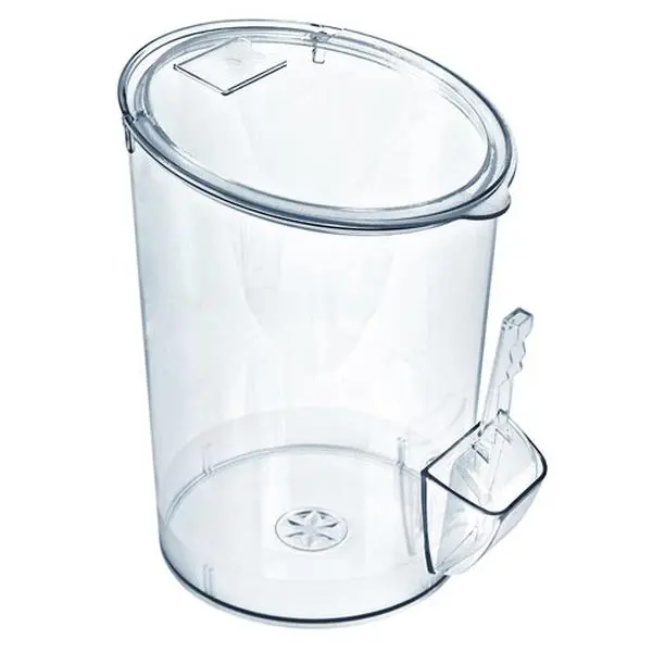 Azar Displays 14L/ 3.7 Gallons Clear Acrylic Candy Bin with Scooper