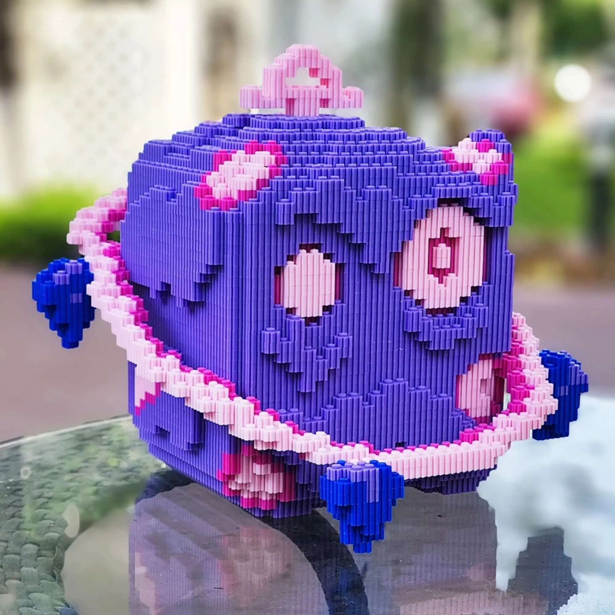 Gravity Blox Fruits Super Devil Fruit Assembly Model Building Kits - Fruits Building Blocks Series - Small Particle Ornaments for Creative Assembly and Decoration