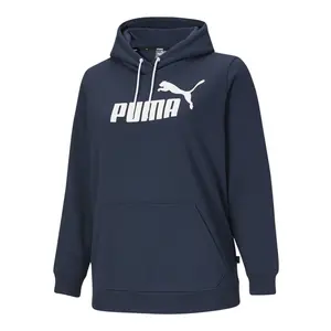 PUMA Womens Essentials Logo Hoodie Casual Outerwear Casual - Blue