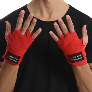 2Pcs Elastic Polyester Boxing Hand Wraps - 3m/5m Extra Long, Breathable Wrist Protection for Muay Thai, Fighting Training, Ideal Holiday Gift for Boxing Enthusiasts