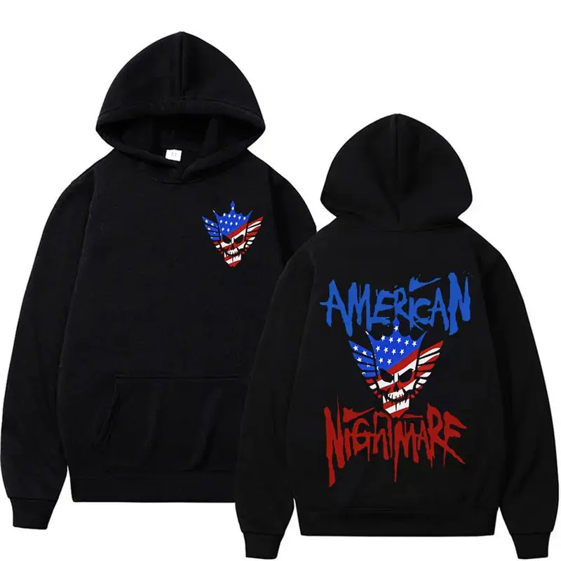 🎵 🎤 Cody Rhodes American Nightmare Logo Hoodies Men's Clothing Harajuku Hip Hop Vintage Hoodie