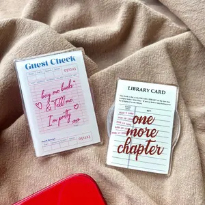 Library Card Phone Grip Guest Check Magsafe Grip Kindle Decoration Phone Holder Kobo Grips  Book Lover Gifts Gift for Her