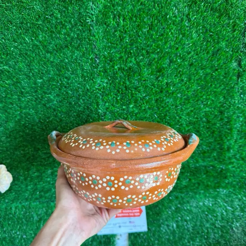 Mexican Clay Casserole 1/2 Kilo. Mexican Clay Casserole 1/2 Kilo.