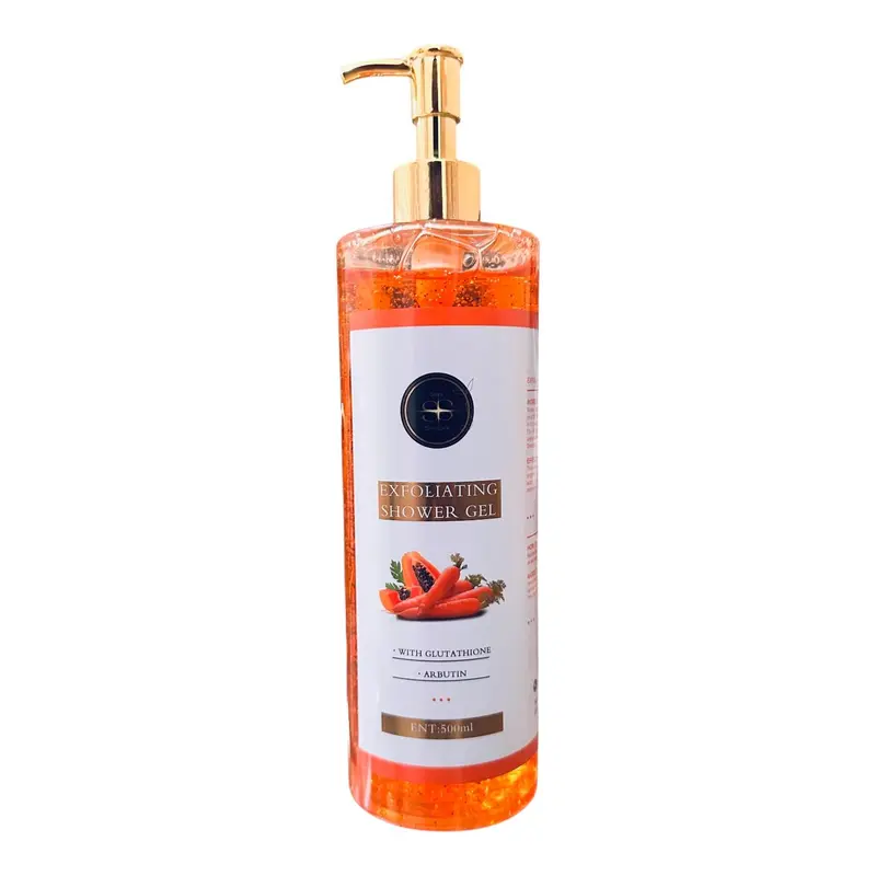 Exfoliating Shower GEL , Natural Extract Soaps 500ML with différents scents Body Care Wash Vegan Body Wash Moisturizing Body Cleanser Moisturizing Body Wash