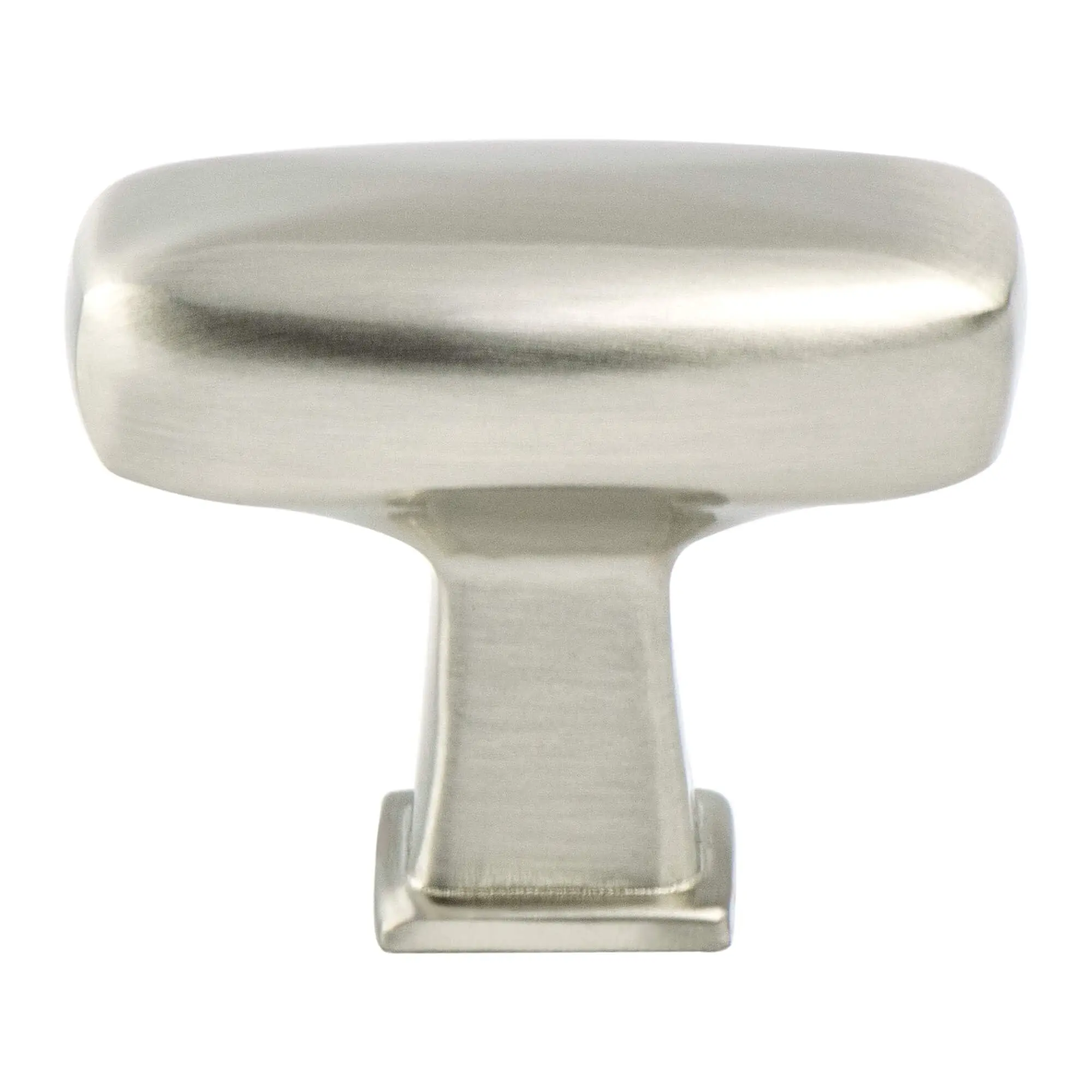 Berenson 1236-1BPN-P Subtle Surge Knob - 1.562 in. (1-9/16 in.), 3/4 in., Long Brushed Nickel, Soft Edges, Classic Curves, Brings Movement (Door Hardware), Screw-In