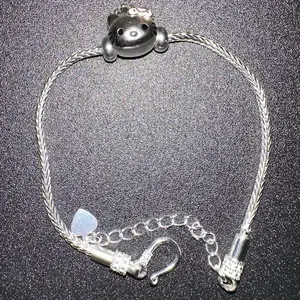 999 Silver Charm Bracelet