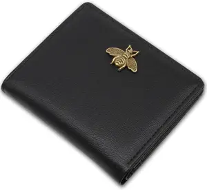 Small Women Wallet RFID Blocking Bifold Pocket Wallet Slim Compact Ladies Purse Mini Wallets For Women (Black)