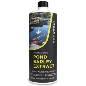 AquaDoc Liquid Barley Extract for Fish Ponds - 32oz - Treats up to 16,000 Gallons
