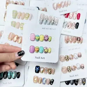 3 set random pick up handmade press on nails