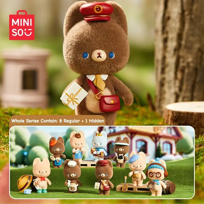 【Holiday Gift】MINISO Kumaru Little Dreamer Series Blind Box - Flocked Bear Plush Figurine | Adorable Decor Piece, Perfect Gift for Her (Girls & Plush Collectors)| Shopping Bag  , Holiday & Holiday Haul#Summervibes, Back To School