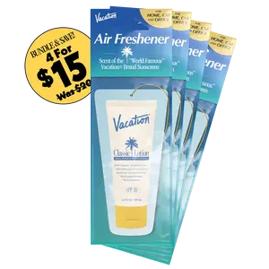 Classic Lotion Air Freshener (Pack of 4)