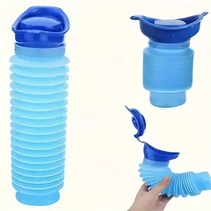 Portable Foldable Emergency Urinal - Compact & Lightweight Design, Ideal for Camping, Travel, Concerts and Festivals, Durable Plastic Material, Unisex
