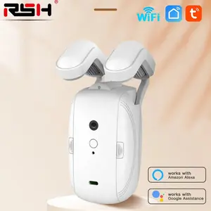WiFi Smart Curtain Motor, Automatic Curtain Opener, USB Rechargeable APP Remote Control Smart Curtain High Performance Motor, Installation, Living Room