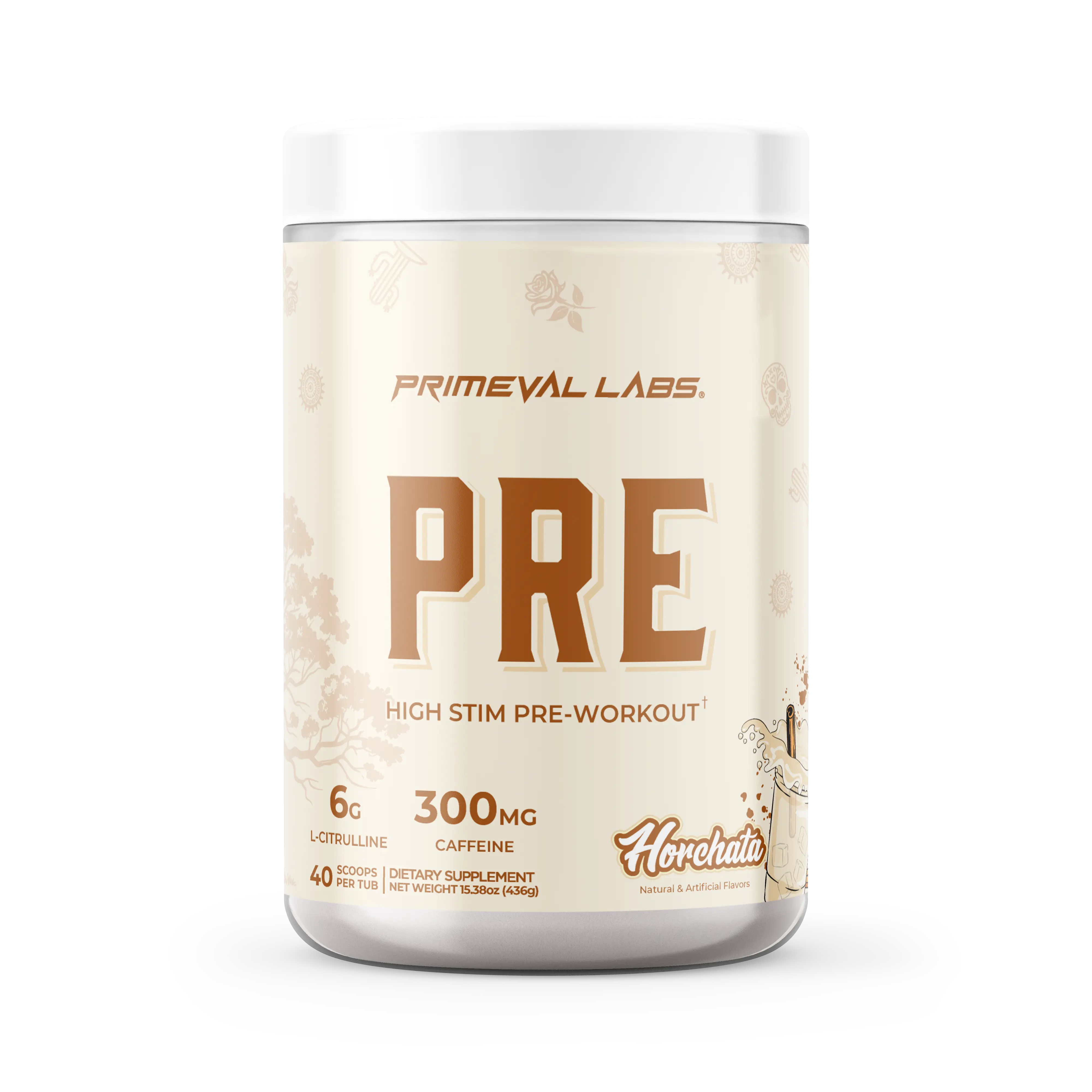 Primeval Labs PRE High Stim Preworkout Powder -  with 6g Citrulline, 300mg Caffeine, & Top-Rated Ingredients for Optimal Performance - Supplement Fitness