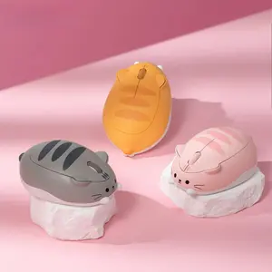 Cat Theme Mouse 2.4GHz Bluetooth 3.0 / 5.0 Wireless Tri-mode Mouse for PC Laptop Computer Plug and Play