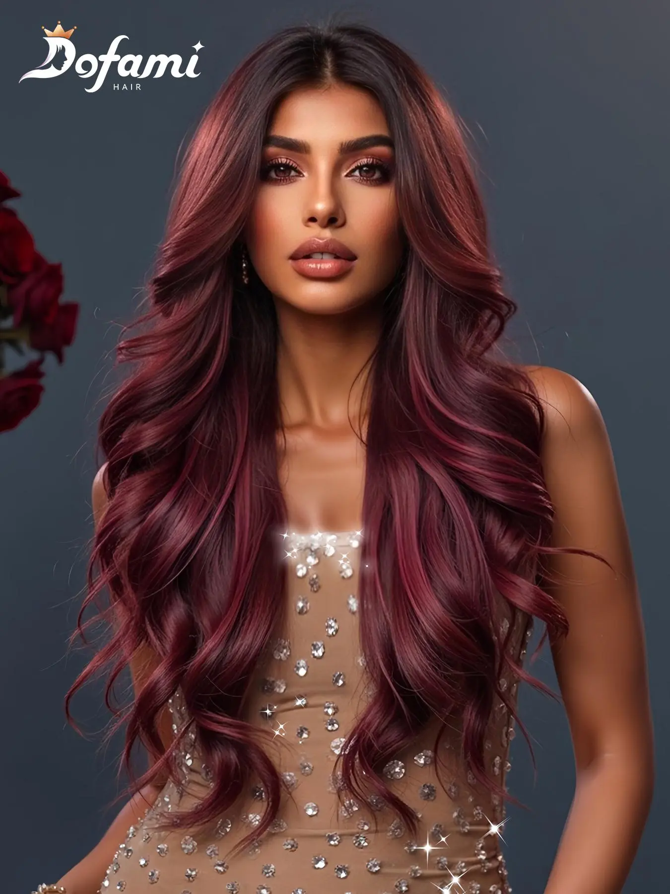 Natural Front Lace Glueless Frontal Wig Lace Frontal Wigs Long Curly Hair Curled Wig Realistic Comfortable Breathable 26 Inches Goddess Mother's Day Daily Wear Synthetic Lace Wig