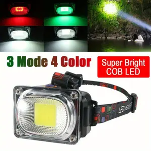 1500 Lm Working Led Headlights Rechargeable Headlights 3 Modes Flashlight