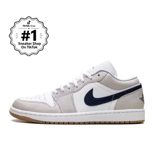 Nike Air Jordan 1 Low Georgetown Men’s Classic Athletic Sports Shoes, Daily Casual Fashion Walking Footwear