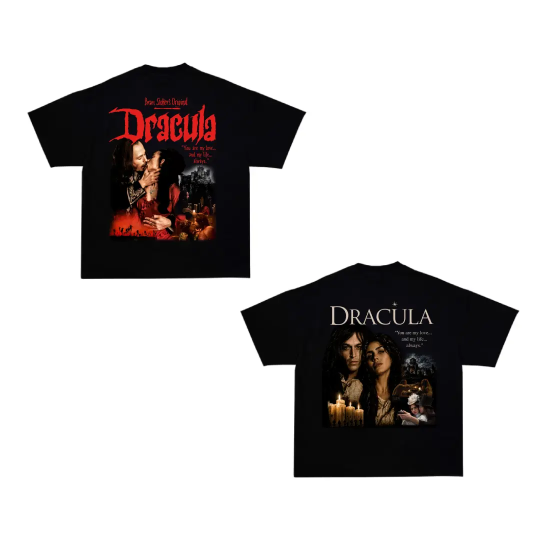 Retro 90s Dracula Movie 2025 & 1992 Graphic T-Shirt, Romance Horror tee, Retro Halloween Movie Shirt, Spooky Season Gift, 90s Style Women Tee