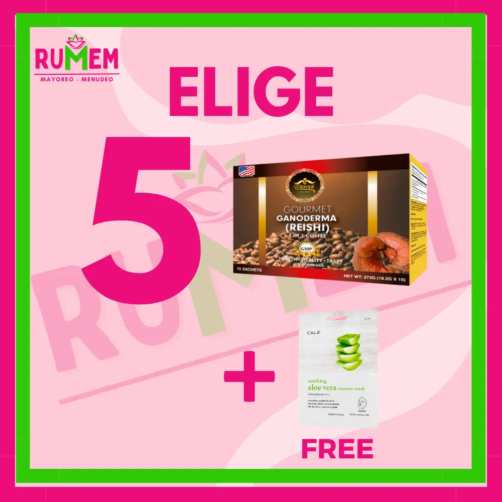 COMBO 5  COFFE GANODERMA  + FREE   ESB Beverage