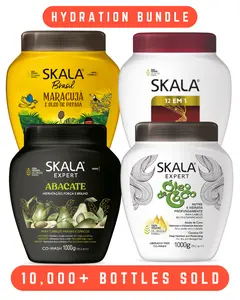 SKALA HYDRATION BUNDLE - Maracuja + Avocado + 12 in 1 + Oleo de Coco