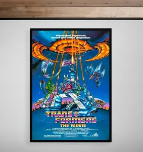 Transformers The Movie (1986) Giclée Poster – Vintage Sci-Fi Wall Art