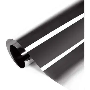 Heat Blocking Window Film,  Way Mirror Reflective Glass Window Tint Non-Adhesive Cling for  & Office Daytime , Heat Control, UV Rejection, Glare Reduction(Black-, 17.7x78.7 Inches)