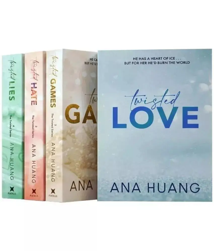 Ana Huang's Twisted Series 4-Book Romance Paperback Box Set - Romance Books Recs (Twisted Love, Games, Hate & Lies), Paperback Book Set