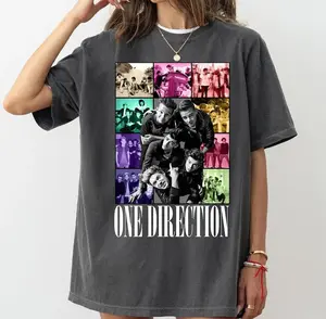 One Direction Shirt, 1D One Direction Tshirt, World Tour 2024 Shirt, One Direction Merch Tee, 1D Midnight Memories Shirt Cotton Fabric Fit