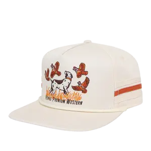 Vintage Covey Quail Hat | Hunting & Outdoors | Rope Hat | 100% Cotton | Covey | Hondo