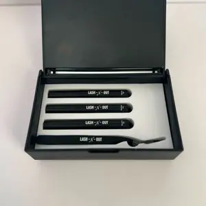 NF14 Starter Kit for Eyelash Extensions with Tweezers and Remover Makeup Mirror Compact Cosmetic Set