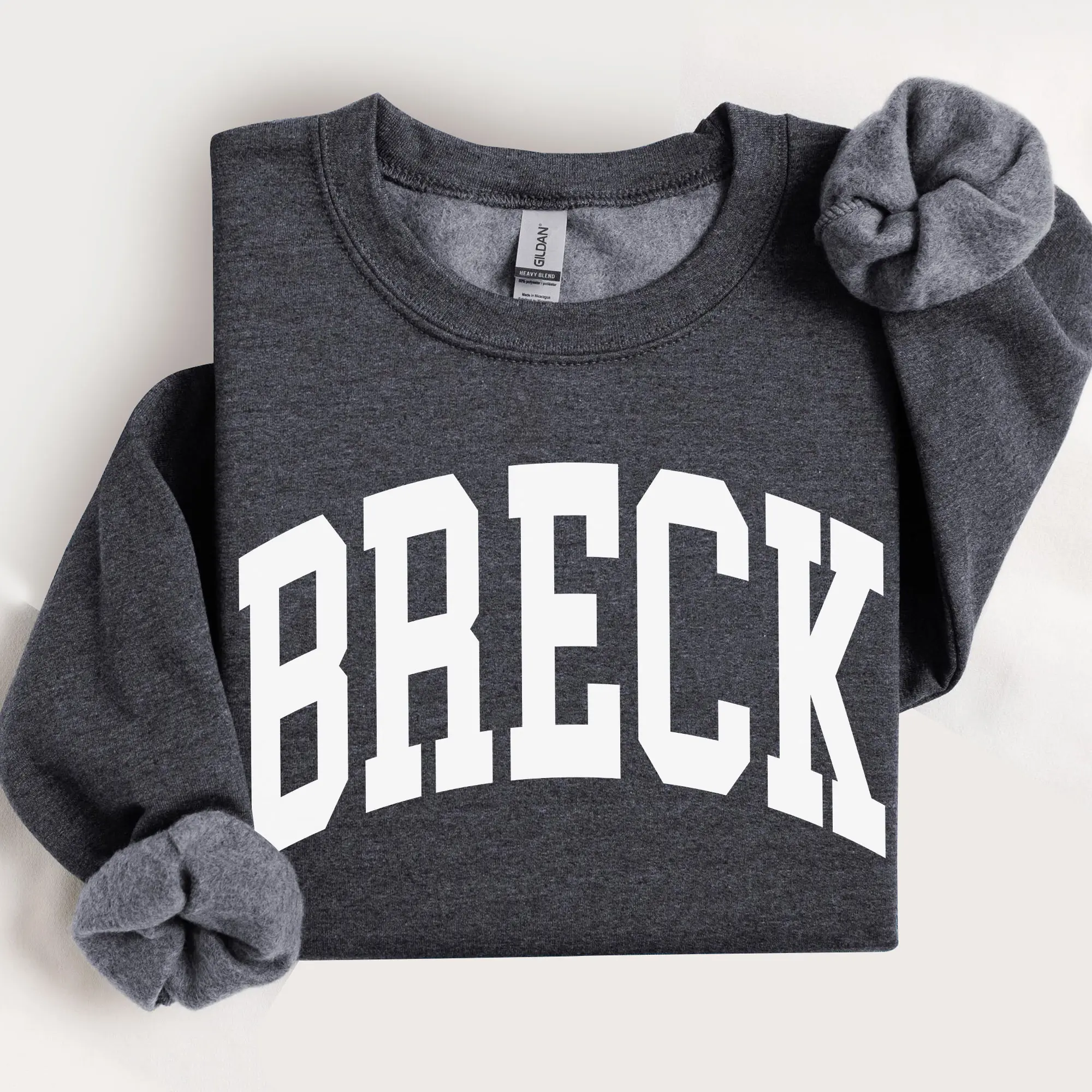 Breck Sweatshirt Faded Vintage Aesthetic Breckenridge Colorado Crewneck Trendy Varsity Style Minimalist Ski Sweatshirt
