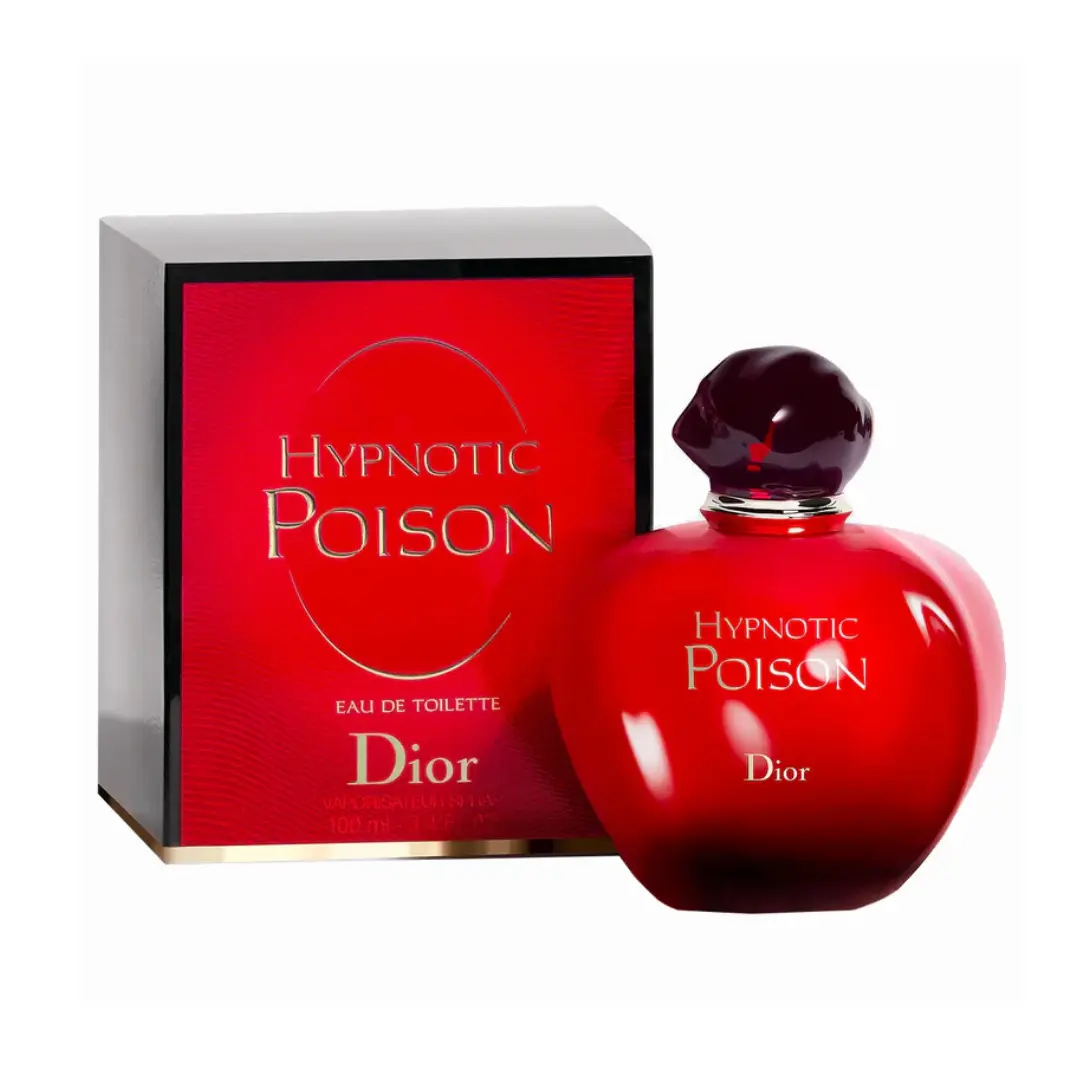 Dior Hypnotic Poison Eau de Toilette for Women 3.4 oz | Vanilla Almond Floral Fragrance | Long-Lasting Luxury Perfume