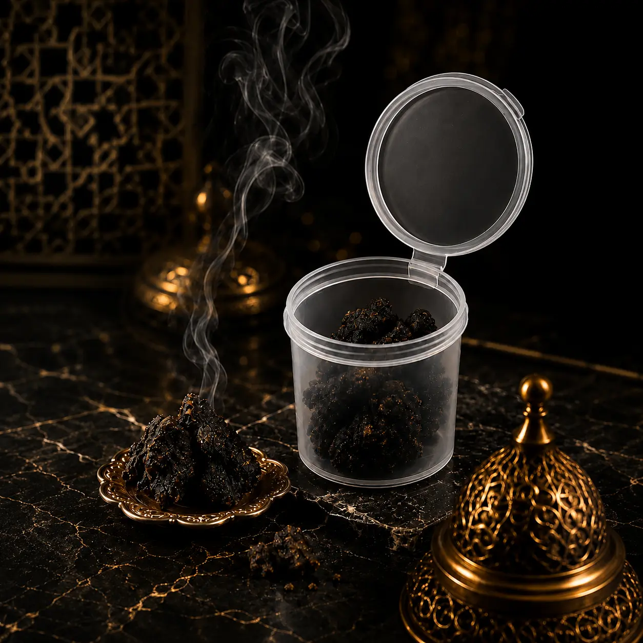 Premium Oud Resin Chunks - Wood Scent Bakhoor  | Long-Lasting Arabian Incense
