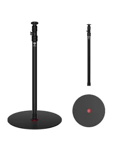 IFOOTAGE A400 Round Base Monopod, 79" Photography Light Stand with Flat Base, Aluminum Studio Tripod Monopod Stand for Video Recording, Live Streaming, Interview, Payload 22lb outdoorfun