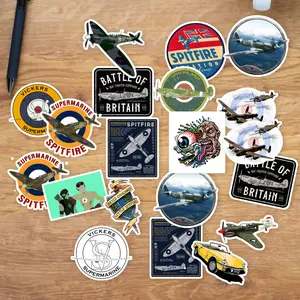 Stickers Pack 20 Pcs Spitfire Laptop Luggage Guitar Water Bike Vinyl Car Bottle Colorful Bumper Skateboard Aesthetic Waterproof