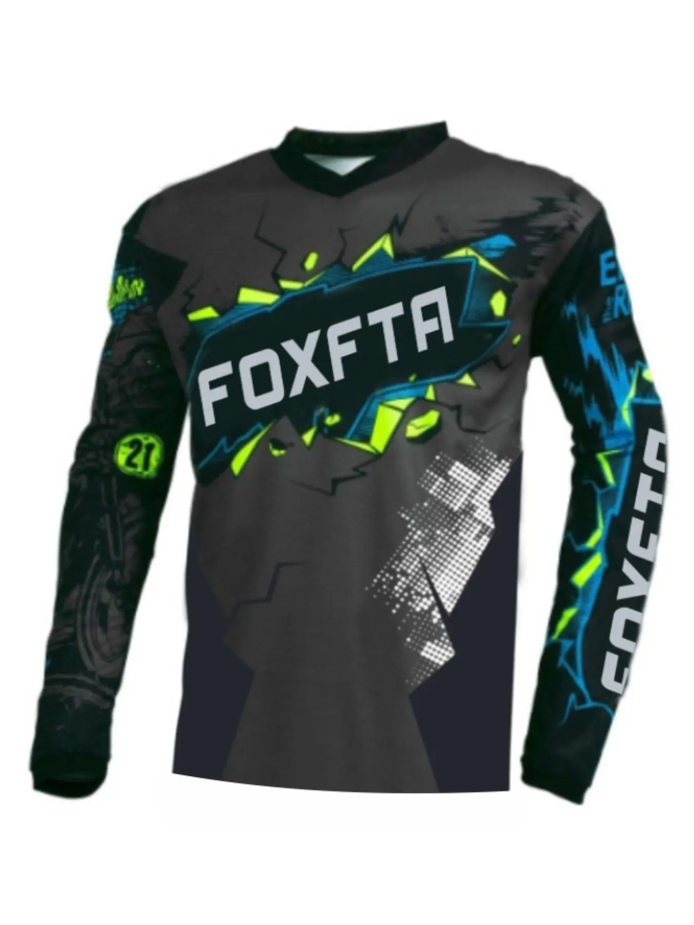 Men's quick drying long sleeved off-road motorcycle BMX mountain bike riding suit hiking, camping, lightweight cycling wear, Sportswear Clothing, motocross jersey