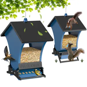Wildpark Squirrel-Proof Bird Feeder – Durable, Vibrant Orange, Perfect for Cardinals & Chickadees – Ideal Gift for Bird Lovers, Moms & Grandmas