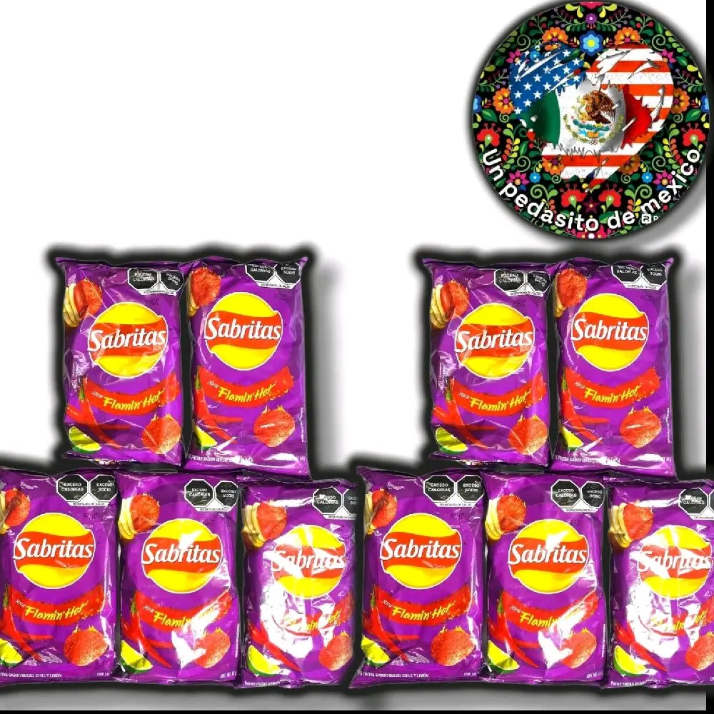 10 pack Sabritas Flamin Hot