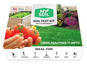 MySoil Soil Test Kit, Unlock Your Lawn & Garden Potential, Complete & Accurate Nutrient and pH Analysis with Recommendations Tailored to Your Soil and Plant Needs
